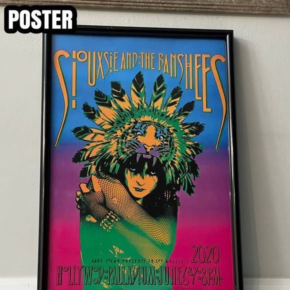Siouxsie Sioux Tour Reproduction Poster - Picture 1 of 1